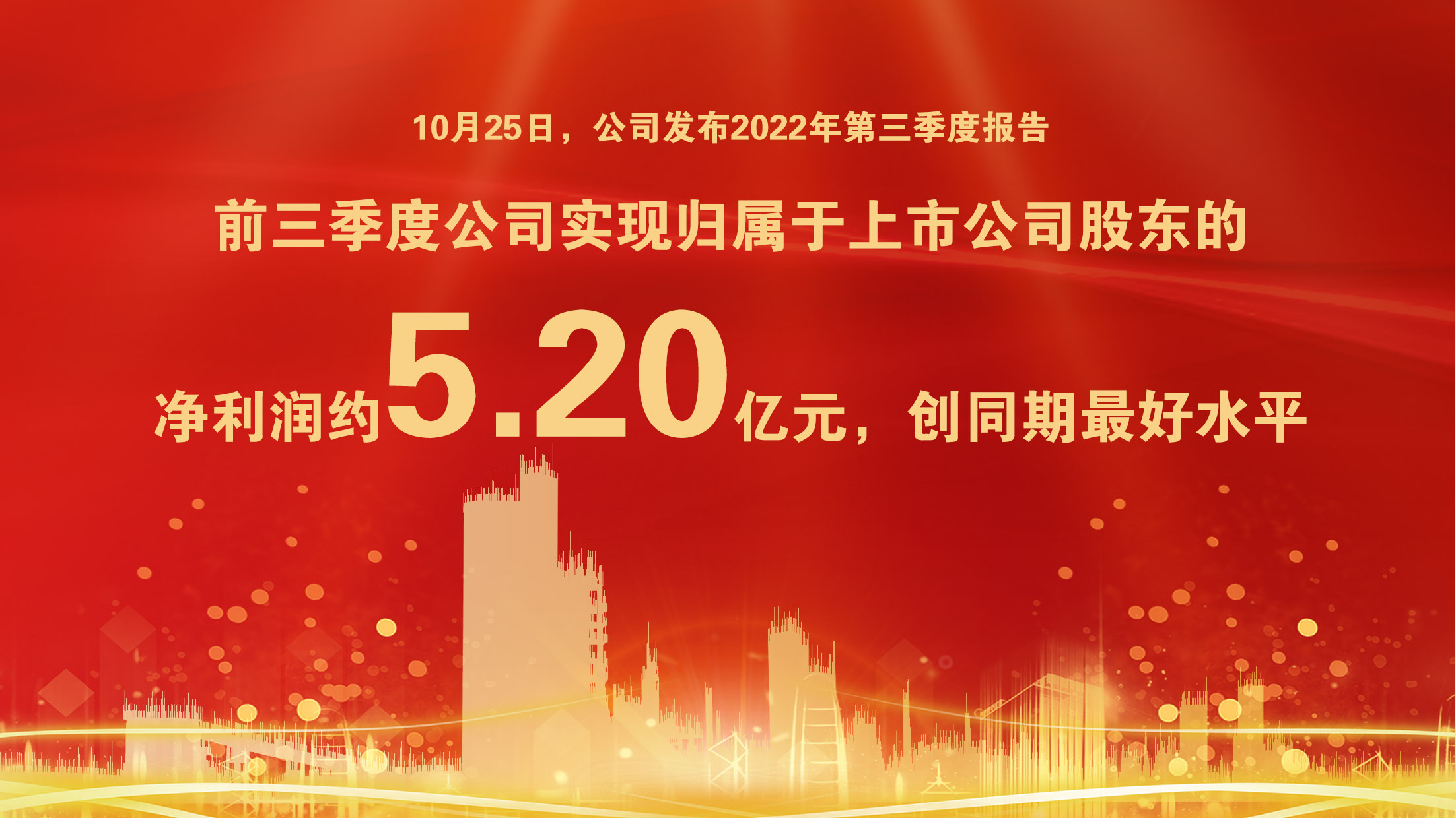 中国农资：美丰前三季度实现净利润约5.20亿元