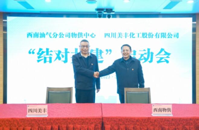 公司党委与西南物供中心党委开展结对共建